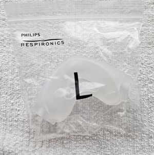 NWT Philips Respironics Silicone CPAP Replacemenr Nasal Pillow Cushion Large